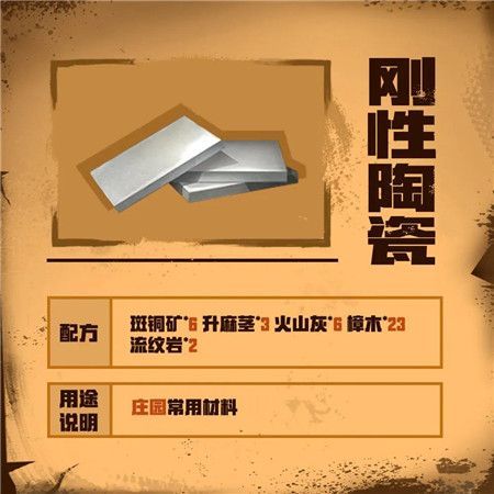 《明日之后》火山版本新增半成品材料介绍