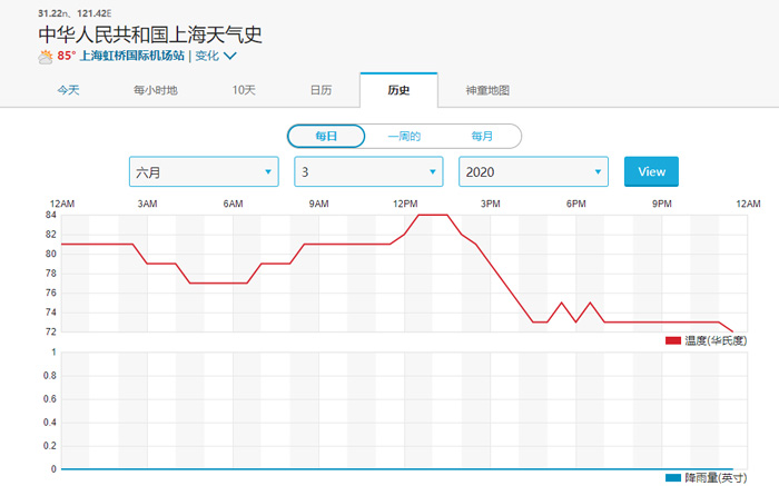 《墨迹天气》看历史天气方法介绍