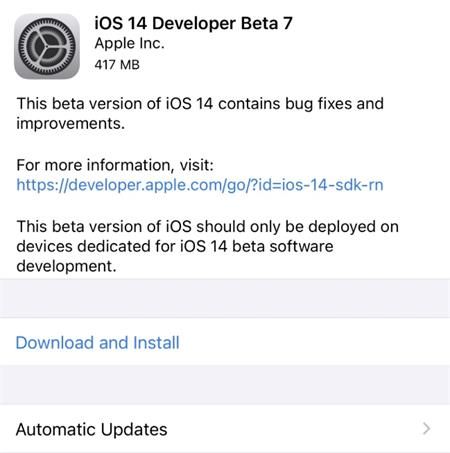 iOS14Beta7下载