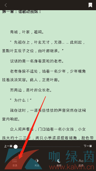 《阅友免费小说》打开目录教程分享